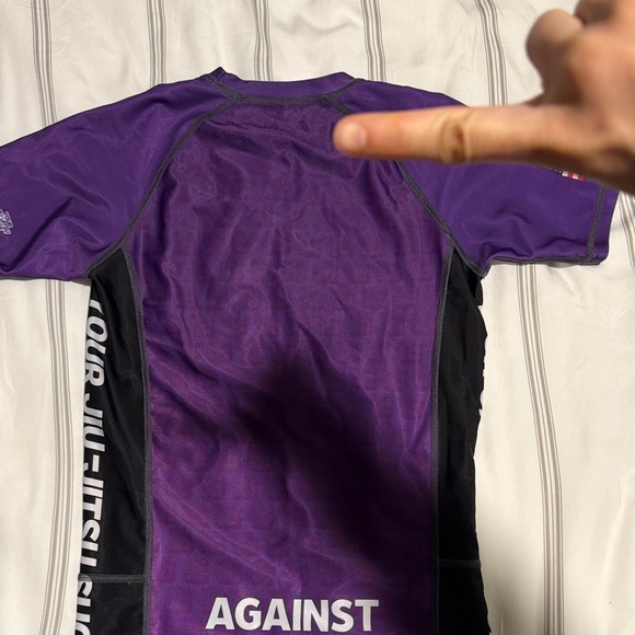Purple and Black Rash Guard - Picture 2 of 3